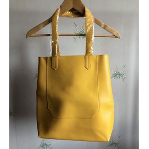 Brand New Saks Yellow Tote
